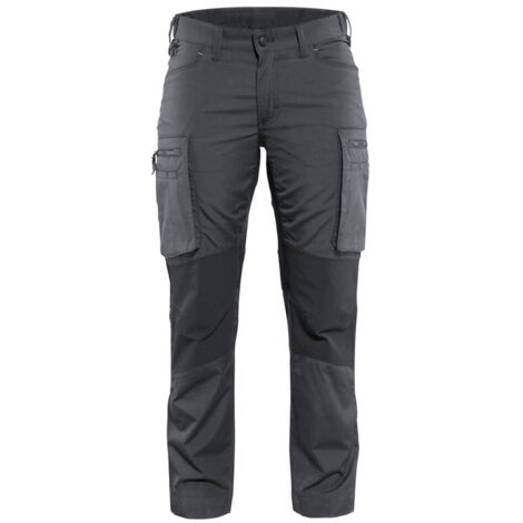 Pantalon de travail maintenance stretch femme 7159 - Gris foncé/Noir XL - FR(46) - SE(C44) - Standards (1/5)