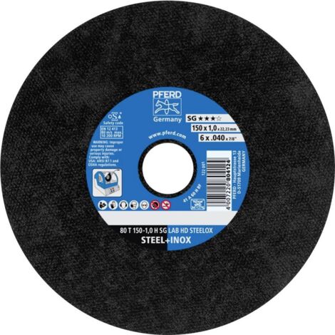 PFERD DISQUE COUPE 80T150 1,0 A60 H SG LAB-INOX (1/2)