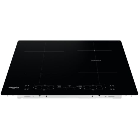 Whirlpool – Plaque induction 59 cm 4 foyers – Zone de cuisson XXL programmable – 10 niveaux de puissance – Sécurité enfants et anti-surchauffe (1/5)