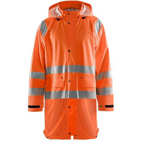 Veste de pluie haute visibilité niveau 1 4324 - Orange fluo XS (1/4)