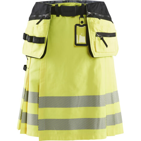 Kilt de travail haute visibilité 1921 - Jaune fluo/Noir 2XL - FR(52) - SE(C58) - Standards