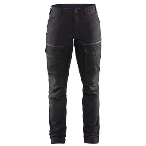 Pantalon de travail maintenance stretch femme 7166 - Noir/Gris foncé XS - FR(34) - SE(C32) - Standards (1/5)