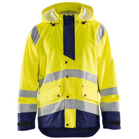 Veste de pluie haute visibilité niveau 3 4327 - Jaune fluo/Marine XXXL (1/2)