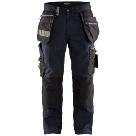 Pantalon de travail stretch artisan 1590 - Marine foncé/Noir S - FR(40) - SE(C46) - Standards