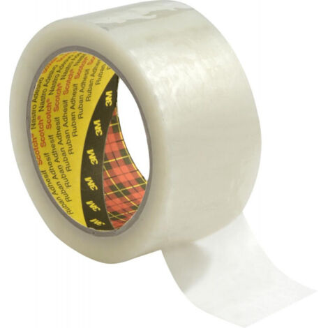 Ruban d'emballage d'expédition Scotch®, résistant, marron, 50 mm x 66 m, 6 pièces. (1/3)