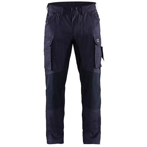 Pantalon de travail inhérent retardant flamme stretch 1486 - Marine 4XL - FR(58) - SE(C64) - Courtes (1/2)