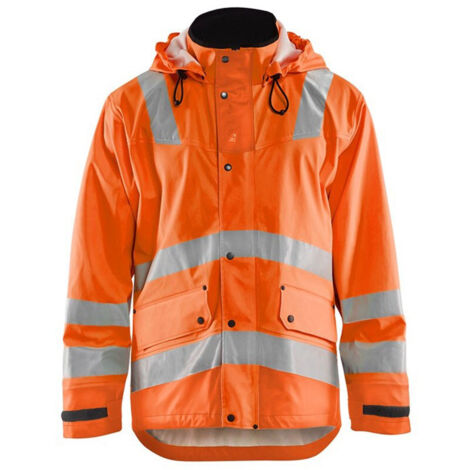 Veste de pluie haute visibilité Niveau 2 4302 - Orange fluo XXXL (1/4)
