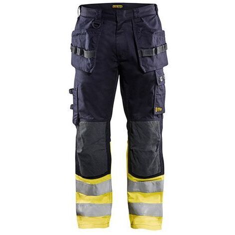 Pantalon de travail multinormes inhérent 1489 - Marine/Jaune fluo 3XL - FR(54) - SE(C60) - Standards (1/2)