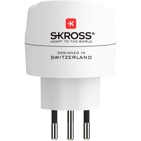 Adaptateur SKROSS UE 3 en 1 pour l'Italie, la Suisse et le Brésil (1/5)