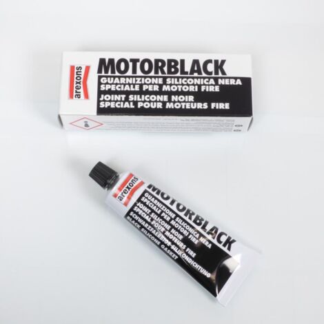 GUARNIZIONE SILICONICA NERA MOTORBLACK AREXONS (1/5)