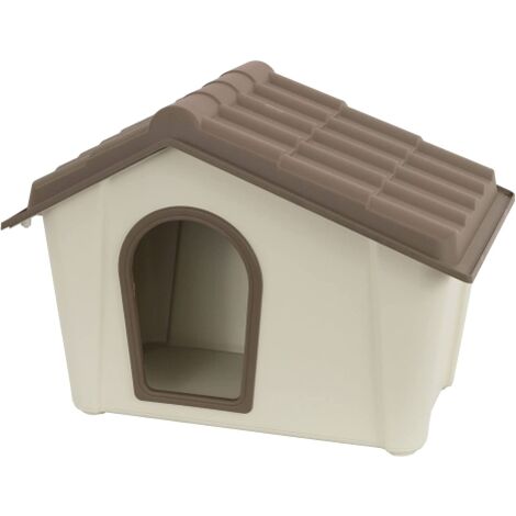 Artplast – Niche extérieure pour chiens et grands chats 57,3x39,4x41,8 cm – Polypropylène résistant aux intempéries – Lavable et léger – Anti-odeurs