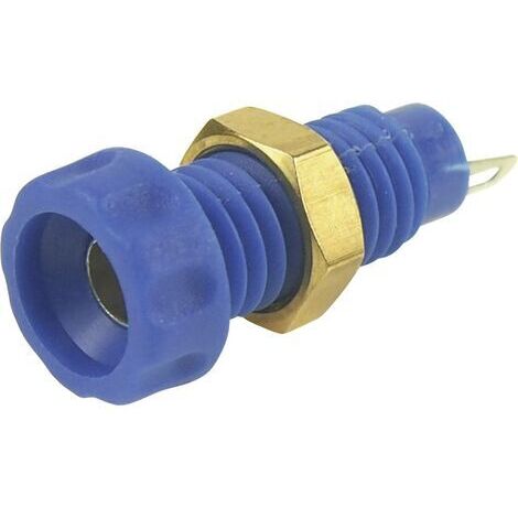 Embase femelle Ø de la broche: 4 mm Cliff CL1456A bleu 1 pc(s) A913331 (1/3)