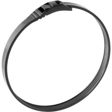Norma 08600620600 Serre-câble 600 mm 7.602 mm noir avec design de la tête arrondi, haute résistance à la traction 1 pc(s) S988861 (1/2)
