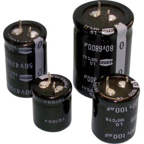 Teapo SLG338M035S1A5Q25K Condensateur électrolytique Snap-In 10 mm 3300 µF 35 V 20 % (Ø x H) 22 mm x 25 mm 1 pc(s) Y536921 (1/3)