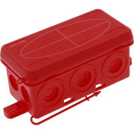 Wiska 10109583 Boîte de dérivation (L x l x H) 86 x 44 x 41 mm rouge IP55 1 pc(s) C046601 (1/2)