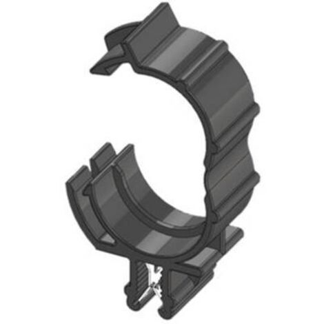 WKK Clip pour bord de tôle enfichable ART005915 Ø du faisceau (serré)=17 mm stabilisé à la chaleur, maintien des câbles le long du montage noir S325431 (1/2)