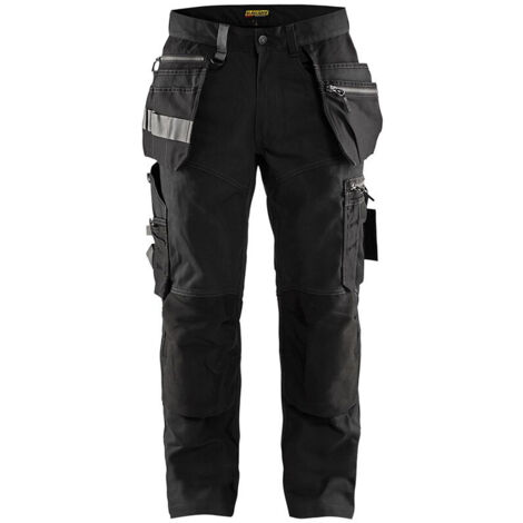 Pantalon de travail stretch artisan 1590 - Noir 3XL - FR(54) - SE(C60) - Courtes