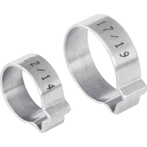 Norma Collier à une oreille 1107010018 Plage de Ø du faisceau 16 à 18 mm argent 1 pc(s) W912791 (1/3)