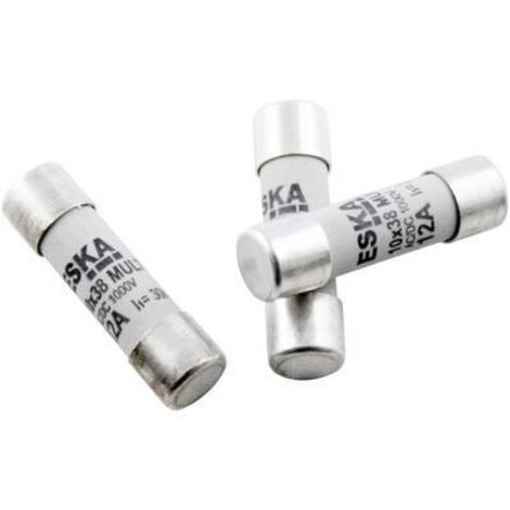 Micro-fusible ESKA 1038614 (Ø x L) 10.3 mm x 38 mm 0.5 A 500 V rapide -F- 1 pc(s) S25463 (1/2)
