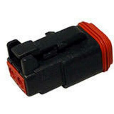 TE Connectivity DT06-2S-P012 Cosse cylindrique mâle femelle, droit Nombre total de pôles: 2 Série (connecteur rond): DT 1 pc(s) W501711 (1/3)