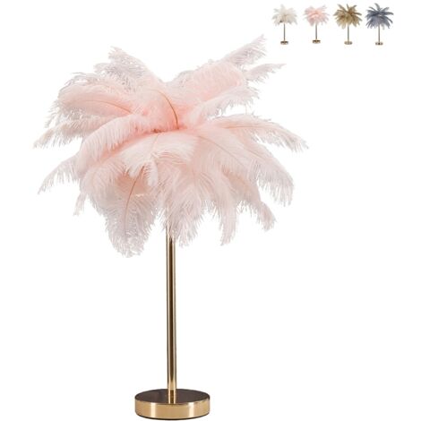 Lampe à poser en métal et plastique Palm 40 x 55 cm (1/5)