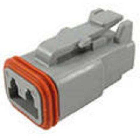 TE Connectivity DT06-2S-C015 Cosse cylindrique mâle femelle, droit Nombre total de pôles: 2 Série (connecteur rond): DT 1 pc(s) W501571 (1/2)