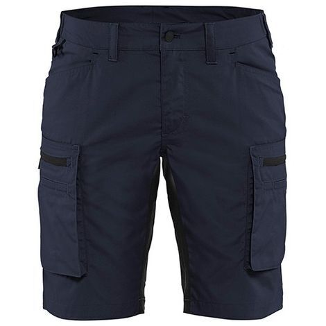 Short de travail maintenance stretch femme 7149 - Marine foncé/Noir XS - FR(34) - SE(C32) - Standards (1/2)