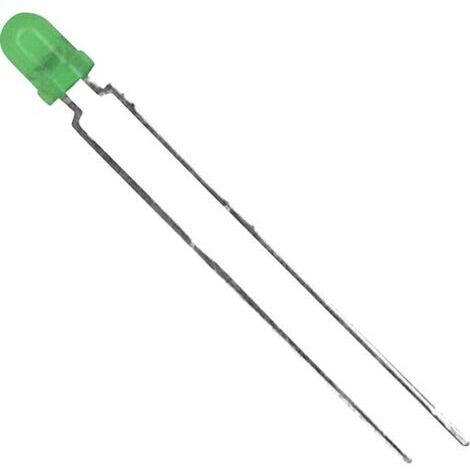 Vishay TLHG4400 LED vert rond 3 mm 13 mcd 60 ° 30 mA 2.4 V Q535481 (1/3)