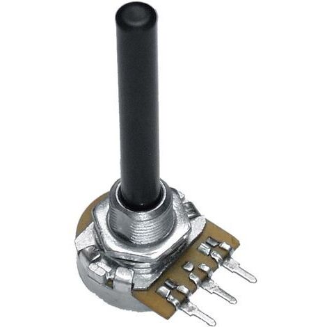 Potentiomètre rotatif logarithmique OMEG 9821 mono 0.2 W 100 kΩ 1 pc(s) X820731 (1/3)