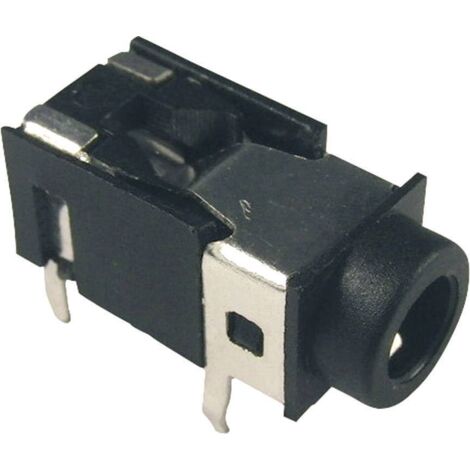 Jack 3.5 mm embase femelle horizontale Cliff FC68129 Nombre de pôles: 4 stéréo noir 1 pc(s) D28427 (1/3)