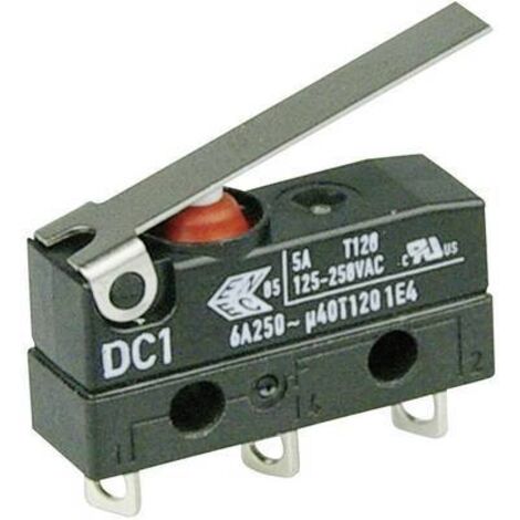 ZF DC1C-A1LC Microrupteur DC1C-A1LC 250 V/AC 6 A 1 x On/(On) IP67 à rappel 1 pc(s) D71182 (1/2)