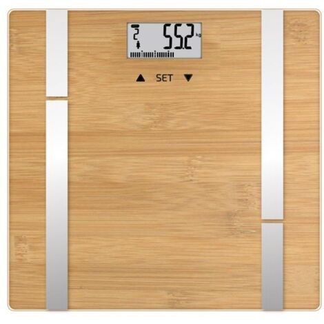 PESE-PERSONNE IMPEDANCEMETRE 15140 BAMBOU 10MEMOIRES 180KG 100GR TERRAILLON - BAMBOOFIT