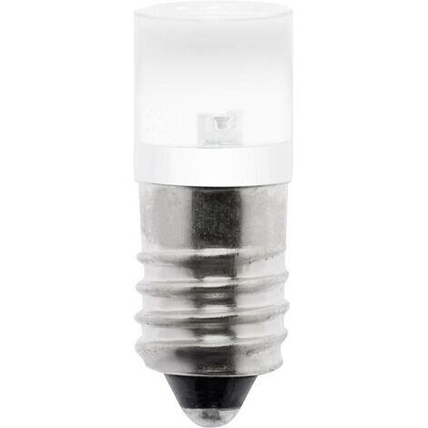 Barthelme 70113615 Voyant de signalisation LED blanc lumière du jour E10 230 V/DC, 230 V/AC S038701 (1/4)