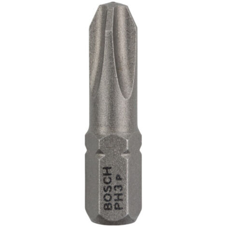 Embout de vissage qualité extra-dure PH 3, 25 mm 25 pièces (1/5)