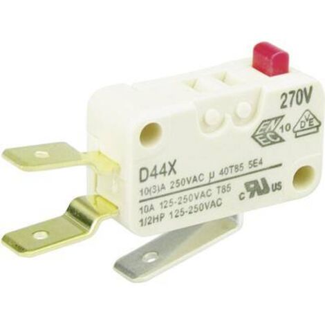 ZF D449-V3AA Microrupteur D449-V3AA 250 V/AC 10 A 1 x On/(On) à rappel 1 pc(s) D75438 (1/2)