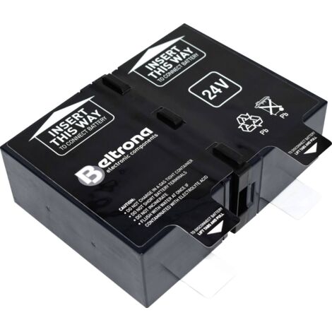 Beltrona RBC123 Batterie pour onduleur remplace la batterie d'origine RBC123 Adapté aux marques APC X725001 (1/2)