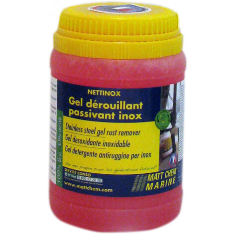 Gel dérouillant passivant inox - MATT CHEM - 1 kg