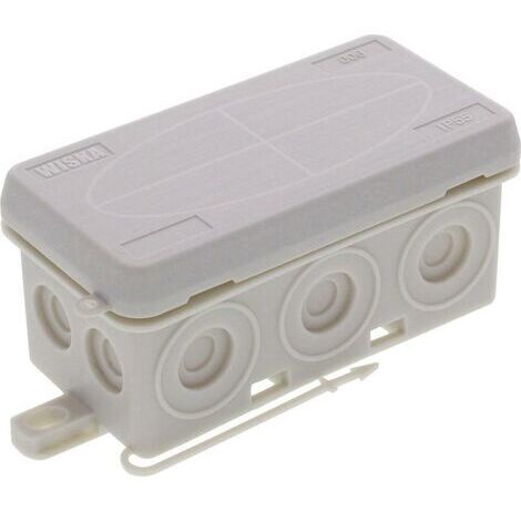 Wiska 10109577 Boîte de dérivation (L x l x H) 86 x 44 x 41 mm gris clair (RAL 7035) IP55 1 pc(s) C046681 (1/3)