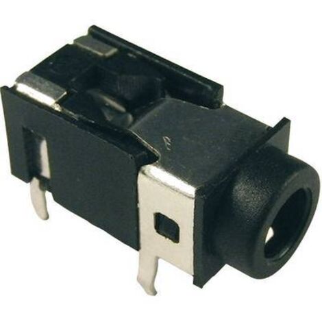 Jack 3.5 mm embase femelle horizontale Cliff FC68125 Nombre de pôles: 4 stéréo noir 1 pc(s) D28884 (1/3)