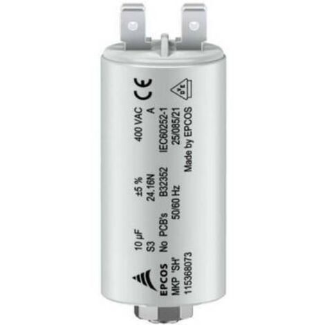 Condensateur à film MKP TDK B32352A4305J030 à enficher 3 µF 450 V/AC 5 % (Ø x L) 30 mm x 62 mm W430422 (1/2)