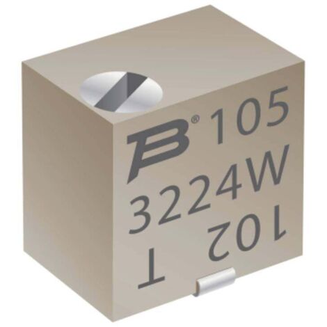 Bourns 3224W-1-201E Trimmer Cermet linéaire 0.25 W 200 Ω 4320 ° 1 pc(s) R089282 (1/2)