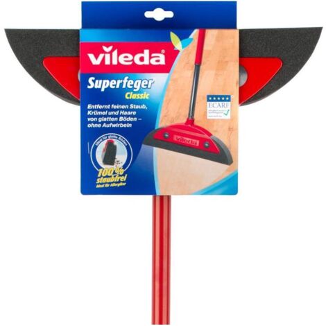 Vileda – Balai à poussière télescopique 97cm – Mélange de matériaux plastiques – Nettoyage efficace surfaces variées