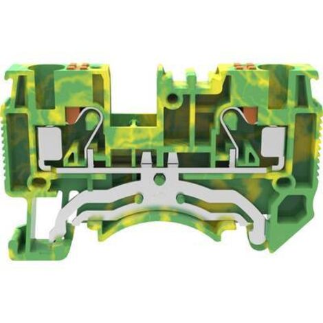 Degson DS4-PE-01P-1C-00-A(H) Borne pour conducteur de protection Push-In vert, jaune 1 pc(s) Q237062 (1/2)
