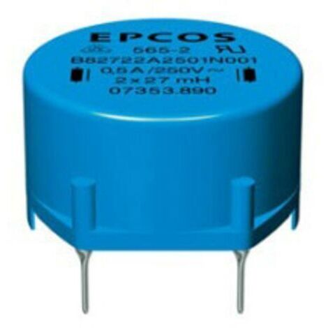 TDK B82722A2202N001 B82722A2202N001 Inductance torique CMS B82722 2.2 mH 130 mΩ 2 A 1 pc(s) D907471 (1/3)