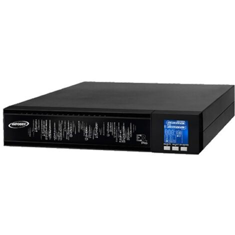 Onduleur Infosec E3 Pro 1000 RT Double conversion (en ligne) 1 kVA 900 W 3 prise(s) CA (1/3)