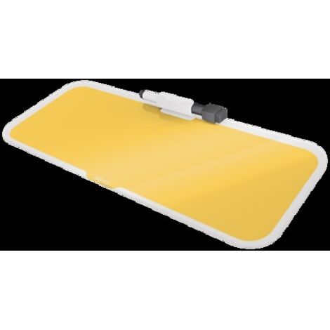 Leitz Desktop-Memoboard Cosy 52690019 380x150x60mm Glas gelb (1/5)