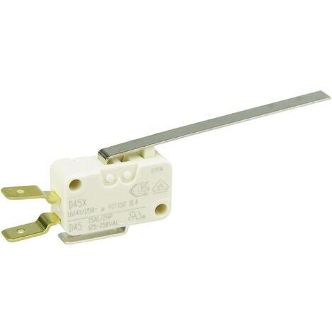 ZF D45U-V3LL Microrupteur D45U-V3LL 250 V/AC 16 A 1 x On/(On) à rappel 1 pc(s) D72585 (1/3)