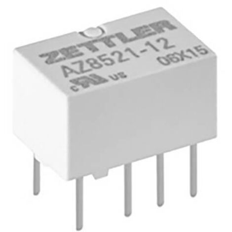 Zettler Electronics AZ8521PS-12 Relais CMS 12 V/DC 2 A 2 inverseurs (RT) 1 pc(s) Y746672 (1/2)