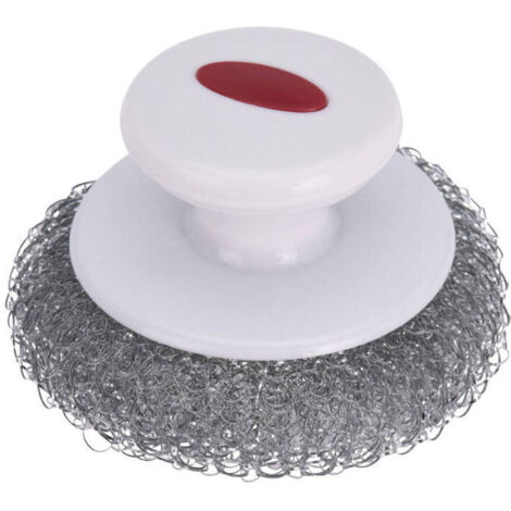 Tampon de nettoyage pour barbecue blanc (1/2)