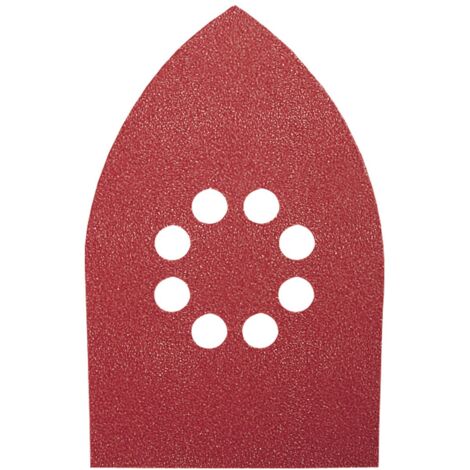 Bosch 5x Feuille abrasive C430 Expert for Wood 8 trous Klett 100 x 170 mm K40 - 2608605182